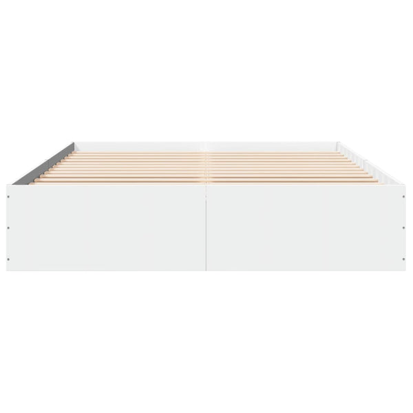 Hegedus weißes Bettgestell 150x200cm (Holz)