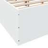 Hegedus weißes Bettgestell 150x200cm (Holz)