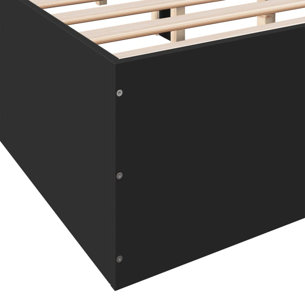 Hegedus Bettrahmen 150x200cm schwarz (Holz)