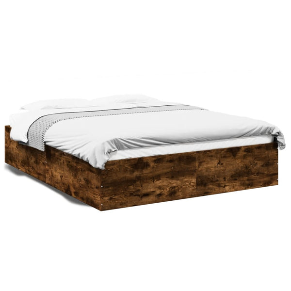 Hegedus Bettgestell Räuchereiche 150x200cm (Holz)