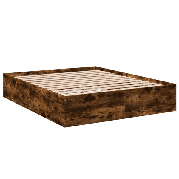Hegedus Bettgestell Räuchereiche 150x200cm (Holz)
