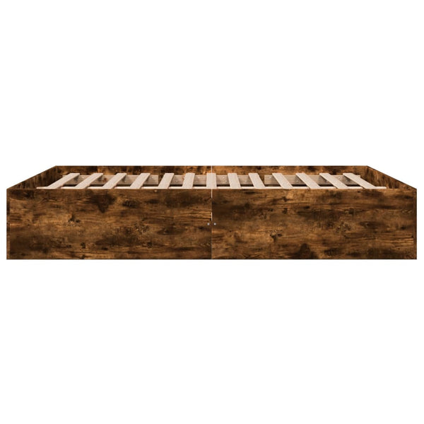 Hegedus Bettgestell Räuchereiche 150x200cm (Holz)