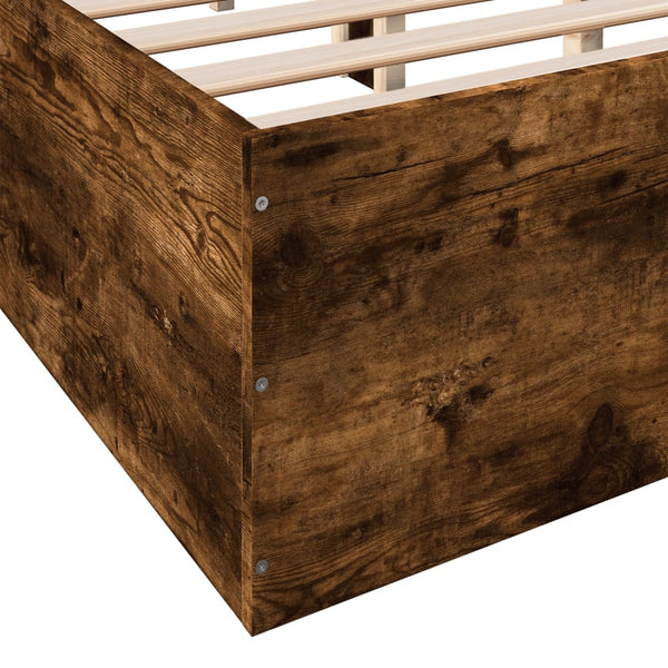Hegedus Bettgestell Räuchereiche 150x200cm (Holz)