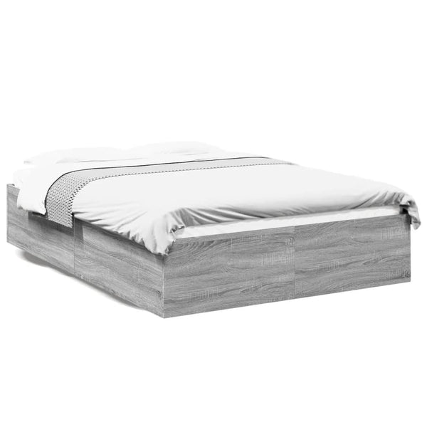 Bettrahmen Hegedus 140x200cm grau (Holz)