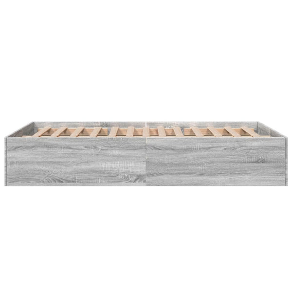 Bettrahmen Hegedus 140x200cm grau (Holz)