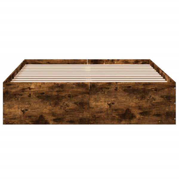 Hegedus 120x200cm Räuchereiche Bettrahmen (Holz)