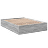 Hegedus graues Bettgestell 135x190cm (Holz)