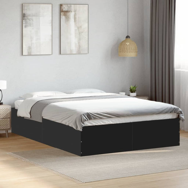 Hegedus Bettgestell 120x190cm schwarz (Holz)