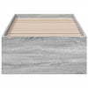 Graues Bettgestell Hegedus 100x200cm