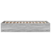 Graues Bettgestell Hegedus 100x200cm