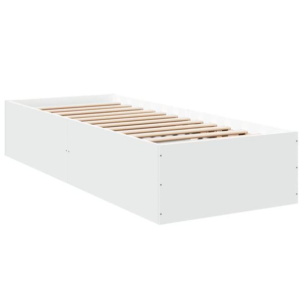 Hegedus Bettgestell 90x200cm in Weiß (Holz)