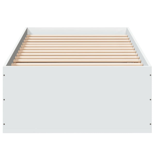 Hegedus Bettgestell 90x200cm in Weiß (Holz)