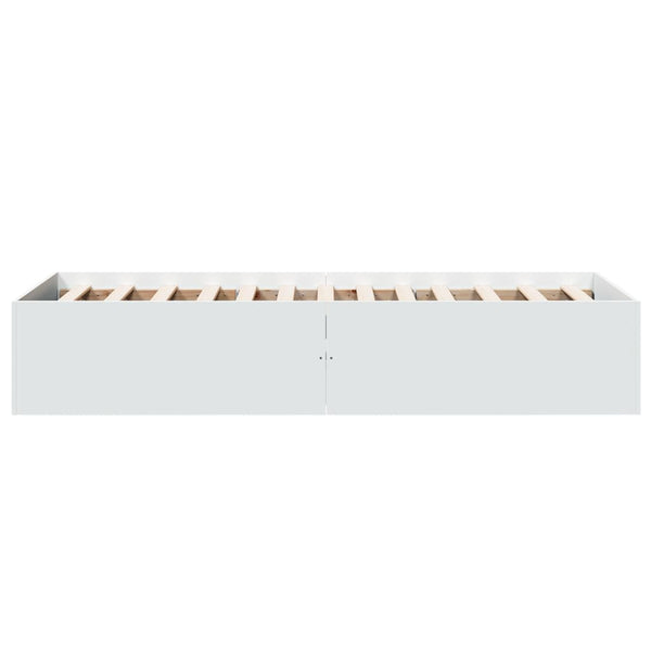 Hegedus Bettgestell 90x200cm in Weiß (Holz)