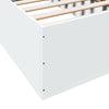 Hegedus Bettgestell 90x200cm in Weiß (Holz)