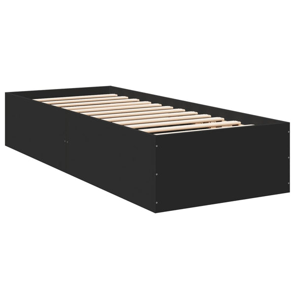 Hegedus Bettrahmen schwarz 90x190cm (Holz)