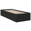 Hegedus Bettrahmen schwarz 90x190cm (Holz)
