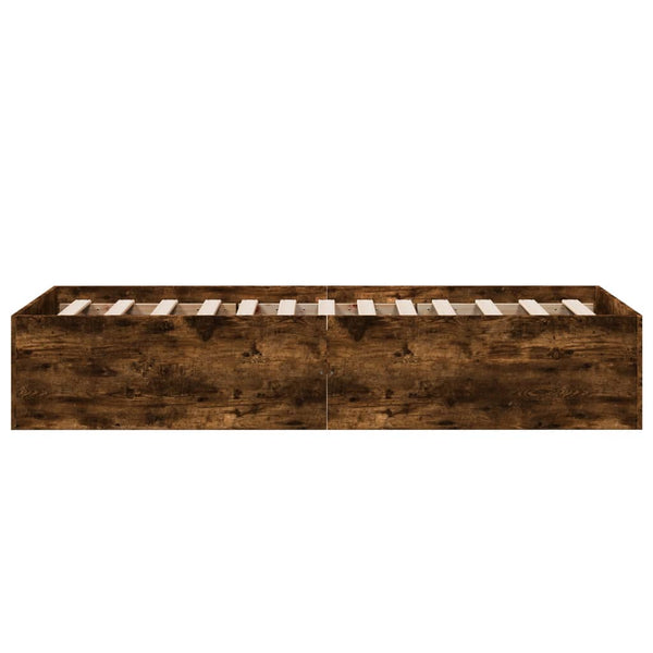 Hegedus Bettrahmen 90x190cm aus Räuchereiche (Holz)