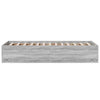 Hegedus Bettgestell grau 90x190cm (Holz)