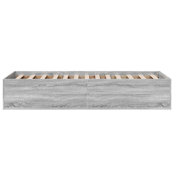 Hegedus Bettgestell grau 90x190cm (Holz)