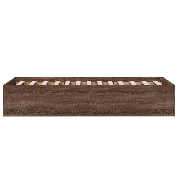 Hegedus brauner Bettrahmen 90x190cm (Holz)