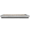Graues Bettgestell Dmitru 120x200cm (mit LED-Beleuchtung, Sonoma, Holz)