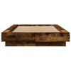 Bettgestell Savutammi Dmitru 100x200cm (mit LED-Beleuchtung, Holz)