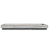 Graues Bettgestell Dmitru 100x200cm (mit LED-Beleuchtung, Sonoma, Holz)
