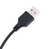 Schwarzes Bettgestell mit LED-Beleuchtung Dmitru 90x190cm (Holz)