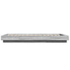 Graues Bettgestell mit LED-Beleuchtung Dmitru 75x190cm (Holz)