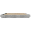 Bettgestell Elmer 200x200cm, betongrau (Holz)