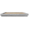 Graues Bettgestell Elmer 200x200cm (Holz)
