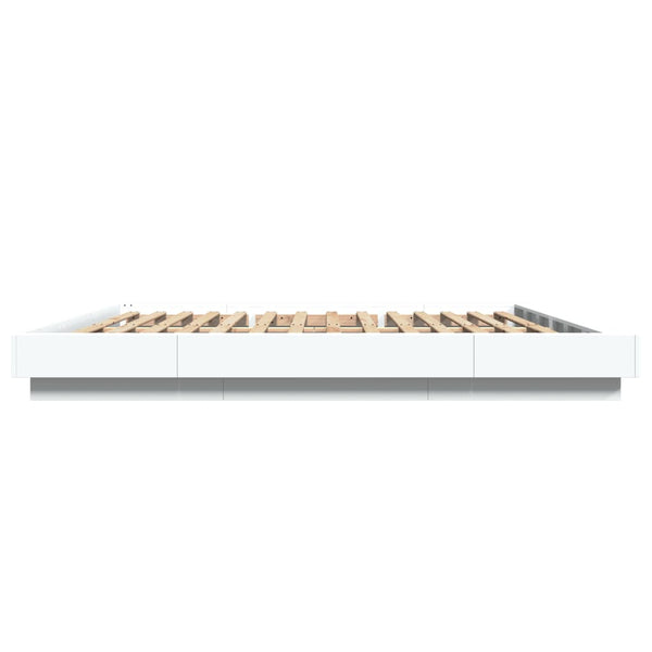 Bettgestell Elmer 180x200cm, weiß (Holz)