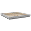 Graues Bettgestell Elmer 180x200cm (Holz)