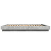 Betongraues Bettgestell Elmer 160x200cm (Holz)