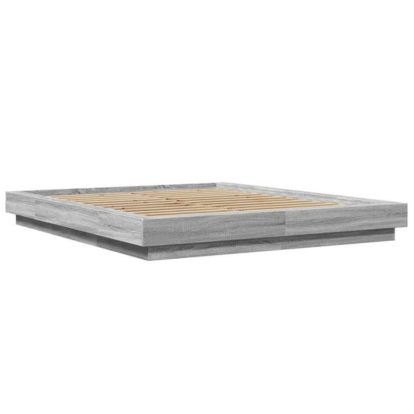Bettrahmen Elmer 160x200cm (Holz), grau