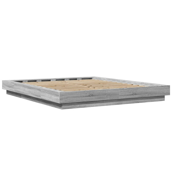 Bettrahmen Elmer 160x200cm (Holz), grau
