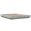 Bettgestell Elmer 150x200cm betongrau (Holz)