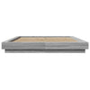 Graues Bettgestell Elmer 150x200cm (Holz)