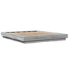 Graues Bettgestell Elmer 150x200cm (Holz)