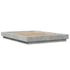 Betongrauer Bettrahmen Elmer 140x200cm (Holz)