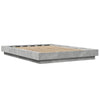 Betongrauer Bettrahmen Elmer 140x200cm (Holz)