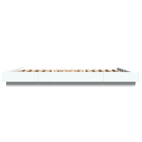 Weißes Bettgestell Elmer 120x200cm (Holz)