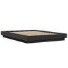 Schwarzer Bettrahmen Elmer 120x200cm (Holz)