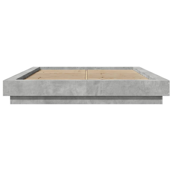 Bettrahmen Elmer 120x200cm betongrau (Holz)