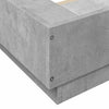 Bettgestell Elmer 100x200cm betongrau (Holz)
