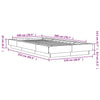 Bettrahmen Wildeiche Elmer 100x200cm (Holz)