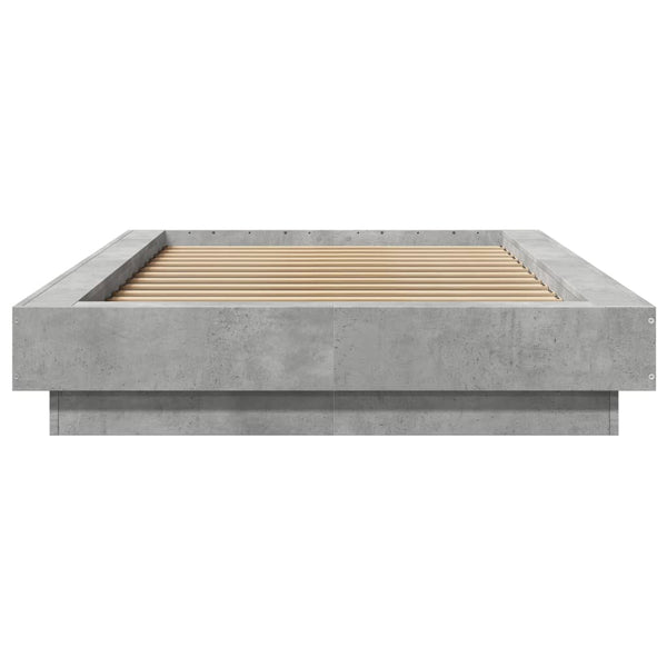 Bettrahmen Elmer 90x200cm Betongrau (Holz)