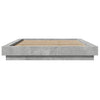 Betongrauer Bettrahmen Elmer 140x190cm (Holz)