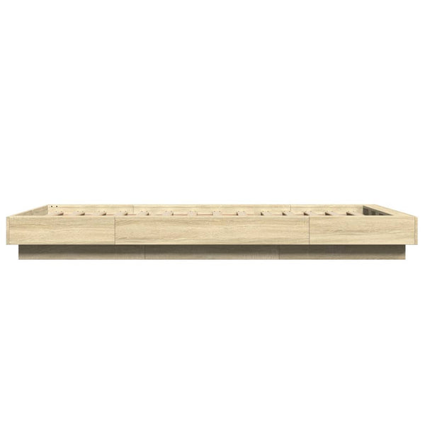 Bettgestell Sonoma Eiche Elmer 90x190cm (Holz)