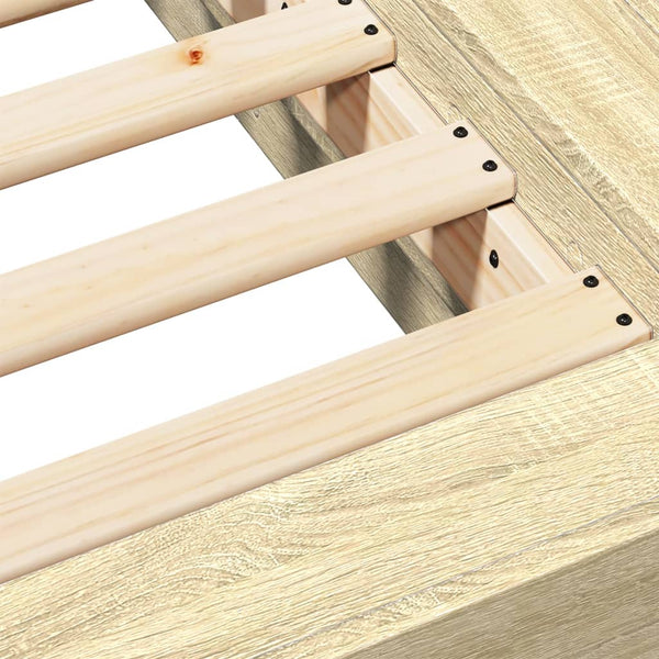 Bettgestell Sonoma Eiche Elmer 90x190cm (Holz)